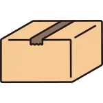 Cardboard Box Closed SVG Icon